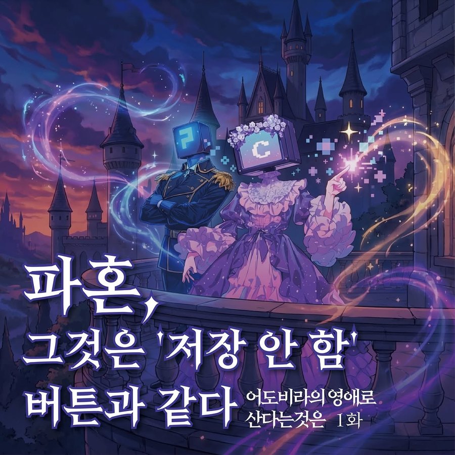 1화 표지 — 파혼, 그것은 '저장 안 함' 버튼과 같다